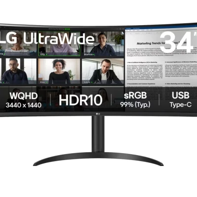Монитор LG 34" 34WR55QK-B 2xHDMI (34WR55QK-B)