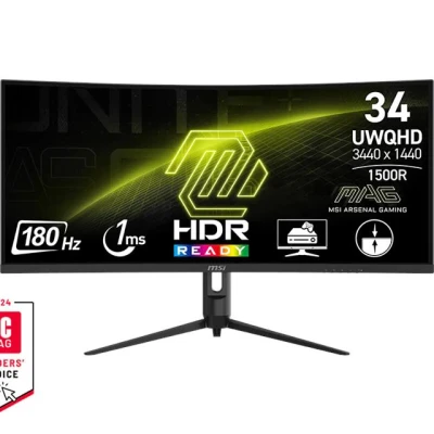 Монитор MSI 34" MAG 342CQR-E2 2xHDMI (9S6-3DB64H-083)