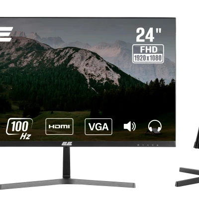 Монітор 2E 23.8" D2425B D-Sub (2E-D2425B-01.EU)