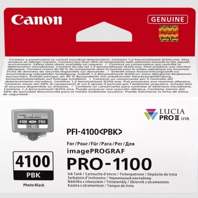 Картридж струменевий Canon PFI-4100 imagePROGRAF PRO-1100 Photo Black (6777C001)